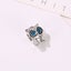 $1 reserve Enchanting Silver alloy Owl Charm with Sparkling Blue Eyes Carousel 4