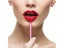 100Pcs Lip Brushes Disposable Lipstick Wards with Container (Rose) Carousel 3
