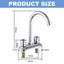 Bathroom Sink Faucet Center Bathroom Faucet With Pop-up Sink Drain Utility Hose Carousel 2
