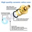 Bathroom Sink Faucet Center Bathroom Faucet With Pop-up Sink Drain Utility Hose Carousel 3