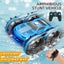 Amphibious Remote Control Car 2.4GHz Waterproof RC Stunt Car Toy Carousel 6