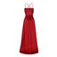 Elegant Hight Split Evening Maxi Dress Sexy Lace-Up Backless Long Carousel 5