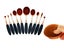 10Pcs Toothbrush Makeup Brushes Set Powder Brush Carousel 1