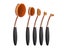 10Pcs Toothbrush Makeup Brushes Set Powder Brush Carousel 4