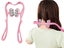6-Roller Hand Neck Shoulder Massager Handheld Massager Pink Carousel 1