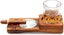 Wooden Cigar Ashtray Coaster whiskey Glass Tray Cigar Ashtray Carousel 1