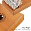 Portable Solid Wood Thumb Piano 17 Keys Finger Piano With Tune Hammer Musical I Carousel 3