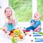 Wooden Pretend Play Kids Cutting Meal Vegetable Basket Cooking Simulation Educa Carousel 2