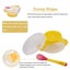 Silicone Baby Plate With Lid - Baby Learning Plate + Thermal Safety Spoon Carousel 4