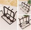 Bottle Drying Rack Metal 6 Cup Mug Holder Silicone Protective Hooks Non-slip Bo Carousel 1