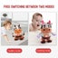 Singing Dancing Swinging Lighting Music Children's Robot Toys Educational Toys Carousel 3