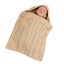 Newborn Baby Wrap Swaddle Blanket Knit Sleeping Bag Receiving Blankets Stroller Carousel 2