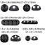 Black 20pcs Cable Management Organiser 10 Cable Holders+10 Cable Ties Data Cabl Carousel 3