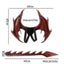Children Dragon Bat Wings Costume Set Dinosaur Tail Mask Set Cosplay Costume Carousel 5