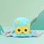 Bath Toys Inertial Crawling Sea Animals Toy Children Playing In Water And Clock Carousel 3