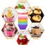 Reusable And Non-stick Silicone Baking Cups Cupcake Liners Muffins Cup Molds In Carousel 5