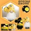 Doll Faceless Doll Cute Bowknot Standing Doll Plush Ornament Carousel 4