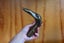 Vintage brass copper grey hunt dog head walking stick handle ornament Carousel 5