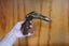 Vintage brass copper grey hunt dog head walking stick handle ornament Carousel 6