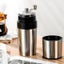 All In One Portable Manual Coffee Bean Grinder - Premium Silver Grinder For Fre Carousel 4