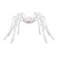 Halloween Decoration 59inch Giant Halloween Hairy Spider Realistic Scary White Carousel 1