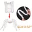 Halloween Decoration 59inch Giant Halloween Hairy Spider Realistic Scary White Carousel 2