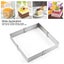 Adjustable Stainless Steel Square Biscuit Cutter Cake Baking Mold - Square Cake Carousel 4