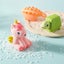 Bath Toys Animal Dinosuar Bath Toys 1set Baby Cute Children's Soft Glue Pinch M Carousel 3