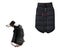 Dog Jacket Padded Pet Clothes with Zipper Warm Vest Coat Winter Black XL Carousel 1