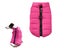 Dog Jacket Padded Pet Clothes with Zipper Warm Vest Coat Winter Rose Red XL Carousel 1