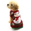 Festive Pet Attire Striped Snowman New Year Dog Sweater For Fall And Winter Carousel 1