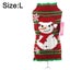 Festive Pet Attire Striped Snowman New Year Dog Sweater For Fall And Winter Carousel 2
