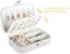 Travel Jewelry Box - Pu Leather Small Jewelry Organizer For Women Girls Carousel 4