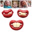 Funny Baby Soothers pacifier Buck Teeth Soothers Fake Big Teeth Soothers Soft S Carousel 1