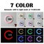 Led Wall Clock With Remote Control Modern Digital Clock White Carousel 3