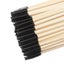 100 Pack Bamboo Handle Mascara Wands Disposable Eyelash Brushes Eco-friendly La Carousel 3