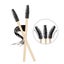 100 Pack Bamboo Handle Mascara Wands Disposable Eyelash Brushes Eco-friendly La Carousel 5