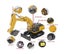 RC excavator Digger, HUINA 1531, 2.4G, 1:16, Alloy, Rechargeable Carousel 5