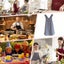Linen Cross Back Kitchen Cooking Aprons For Women With Pockets Cute For Baking Carousel 5