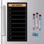 Whiteboard Magnetic Dry Wipe Board Self Adhesive For Any Smooth Surface Carousel 5