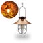 Solar Lantern Outdoor Hanging Waterproof Vintage Metal Solar Lantern Light With Carousel 3