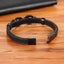 Stainless Steel Leather Bracelet Infinity Logo Special Popular Pattern Menand... Carousel 3