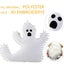 Ghost Pillow Cute Ghost Pillow Spooky Ghost Shaped Throw Pillow Halloween Decor Carousel 2