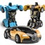 2 In 1 Deformation Robot Car Model Mini Auto Deformation Robot Toy Carousel 3