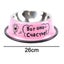 Pet Food Utensils Stainless Steel Dog Bowl Non-slip Pet Bowl Cartoon Pattern 26 Carousel 2