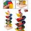 Parent-child Interactive Game Toys Leaf Rolling Ball Game Stacking Building Blo Carousel 4