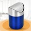 Small Trash Can With Lid Soft Close Removable Inner Waste Basket Slim Stainless Carousel 4