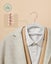 Velvet Coat Hangers - White & Rose Gold (Set of 50) Carousel 5