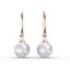 Rose-Gold Earrings with Austrian crystals and Pearls "Lorraine" Carousel 4