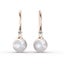 Rose-Gold Earrings with Austrian crystals and Pearls "Lorraine" Carousel 5